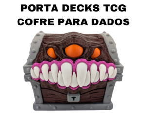 Mimic porta decks TCG y cofre para dados