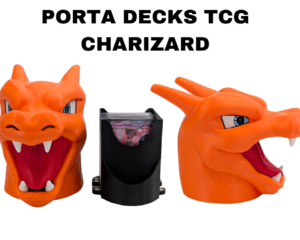 Charizard deckbox para juegos de cartas TCG