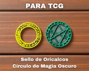 Tokens TCG Sello de Oricalcos y Círculo de Magia Oscuro Yugioh Grand Forge
